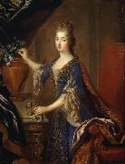 Francois de Troy Portrait of Marie Anne de Bourbon France oil painting artist